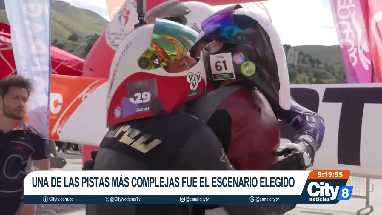 Nota en City Tv Carlos Quiroga Campeón en Turquía, Inline Downhill 
