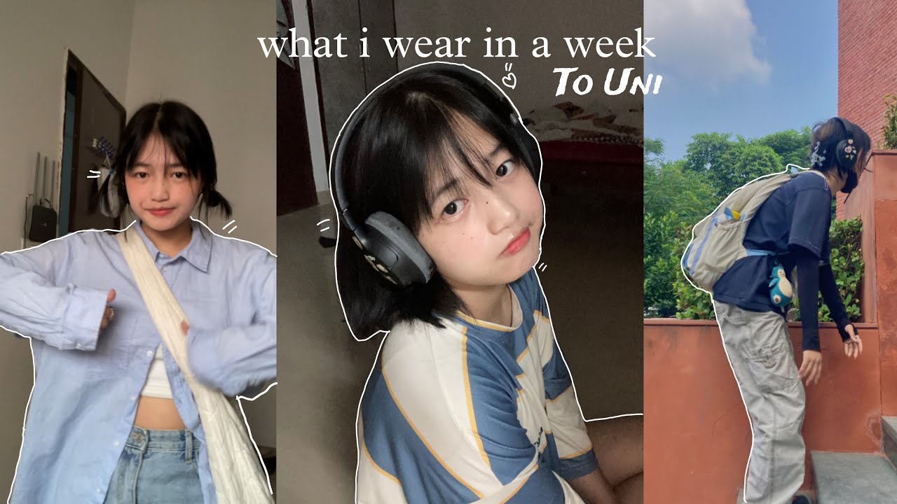 Uni life in India|📓| what I wear in a week ,unboxing and more