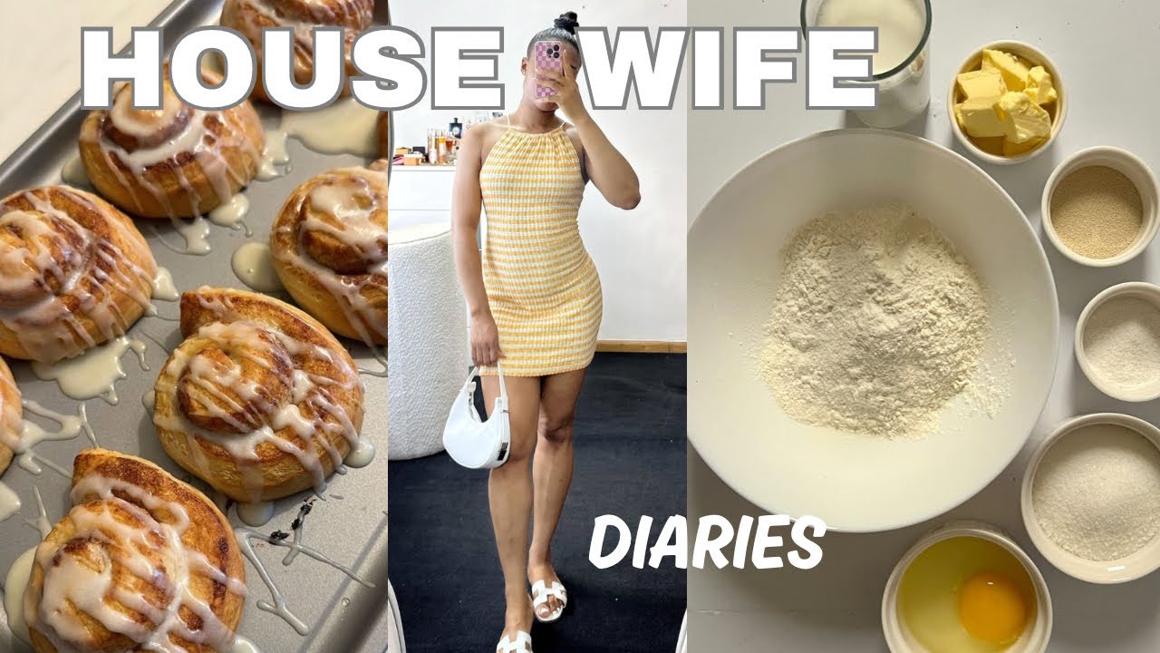 SIMPLE JOYS OF A DILIGENT HOUSEWIFE BAKING CINNAMON ROLLS IN THE MORNING| #silentvlog #aestheticvlog