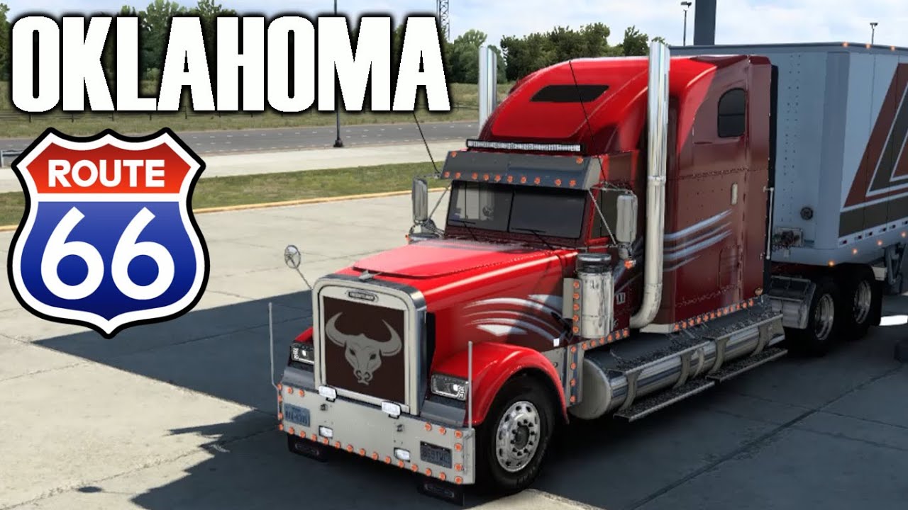 Trucking by Day and Night Ep. 02 American Truck Simulator | ATS Oklahoma DLC
