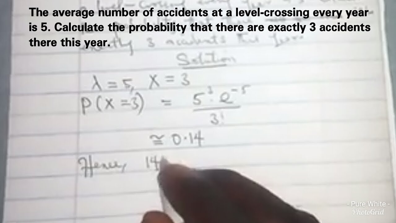 Application of Poisson Distribution to Road Accident
