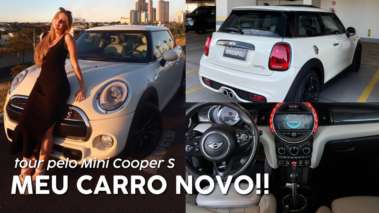 COMPREI UM MINI COOPER! tour pelo meu carro novo