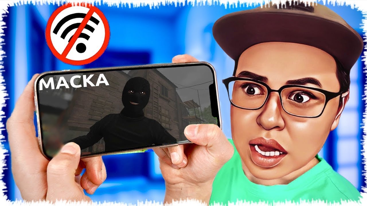 Маска киген Маньяктың үйінен қаштым! | Телефонға арналған ойын!