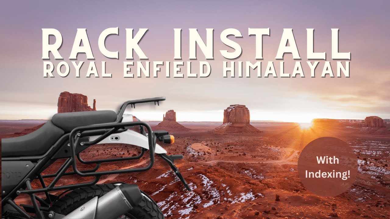 EASY Royal Enfield Himalayan Pannier Rack Install