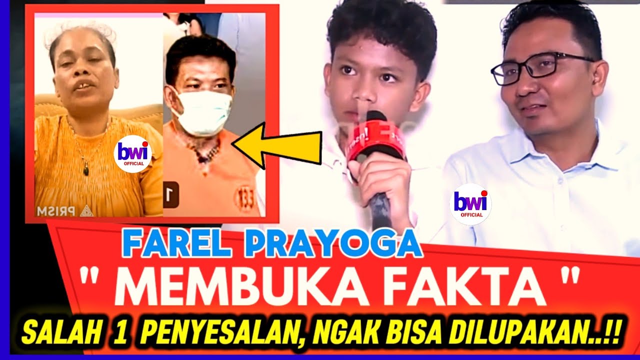 TERBARU...FAREL PRAYOGA MEMBONGKAR FAKTANYA❗TERKAIT SPEAK UP , MASALAH UANG 10 M⁉️