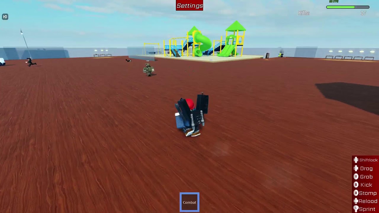 Jugando Roblox