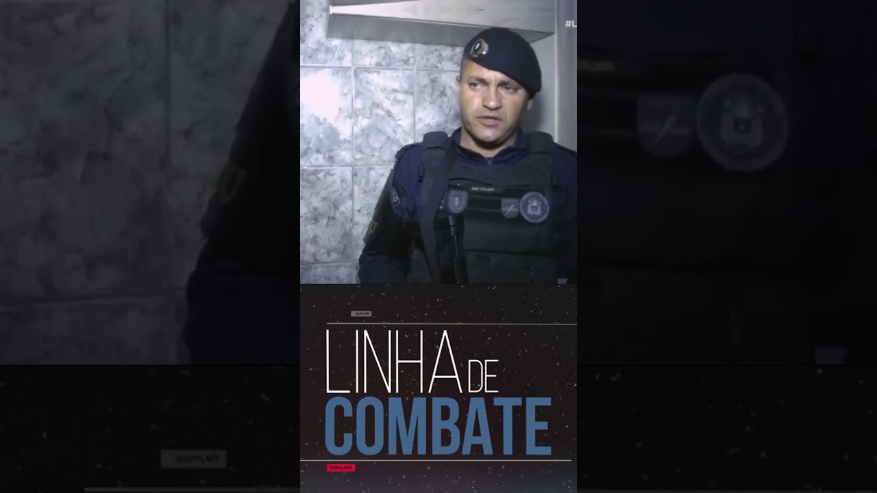 ROMU ENCONTROU EXPLOSIVOS, ARMA E MUNI&Ccedil;&Atilde;O NA CASA DO SUSPEITO | LINHA DE COMBATE #shorts