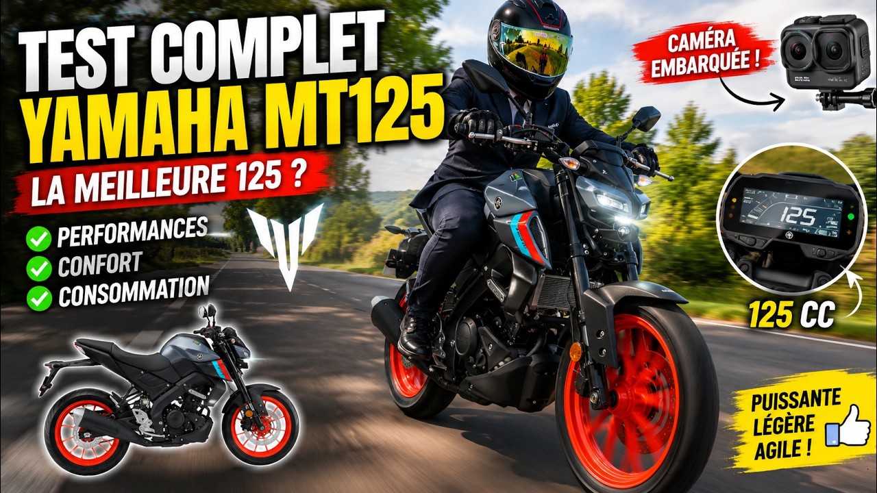JE TESTE UNE MT-125. (YAMAHA MT-125 2021)