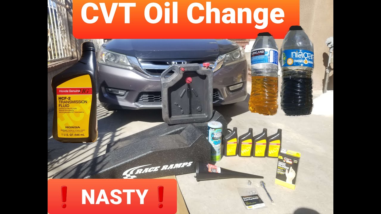 УЖАС!! Замена масла в трансмиссии CVT (2013-2017) Honda Accord своими руками