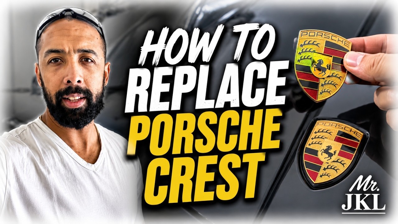 How to replace Porsche Emblem ( Crest )