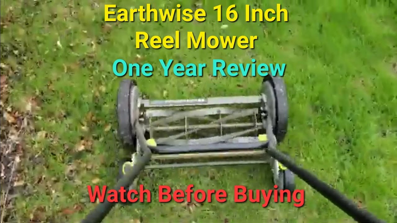 Truth About Earthwise 16 inch Reel Lawn Mower Honest Review After One Year Use Watch Before Buying
