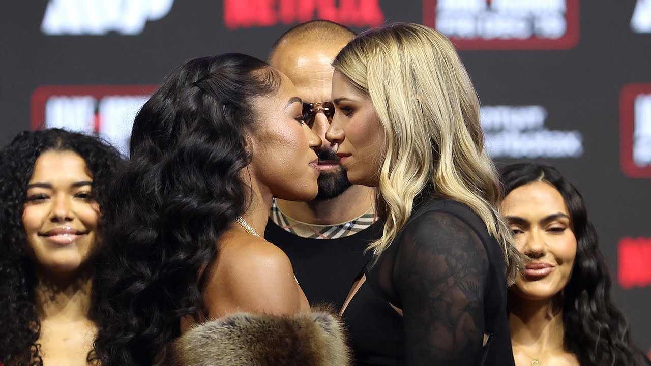 Alycia Baumgardner vs Leila Beaudoin | Fight Week Press Conference Face-Off @Netflix