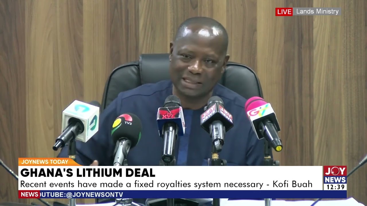 Ghana’s Lithium Deal: Government will not shortchange the people of Ghana – Lands Minister assures.