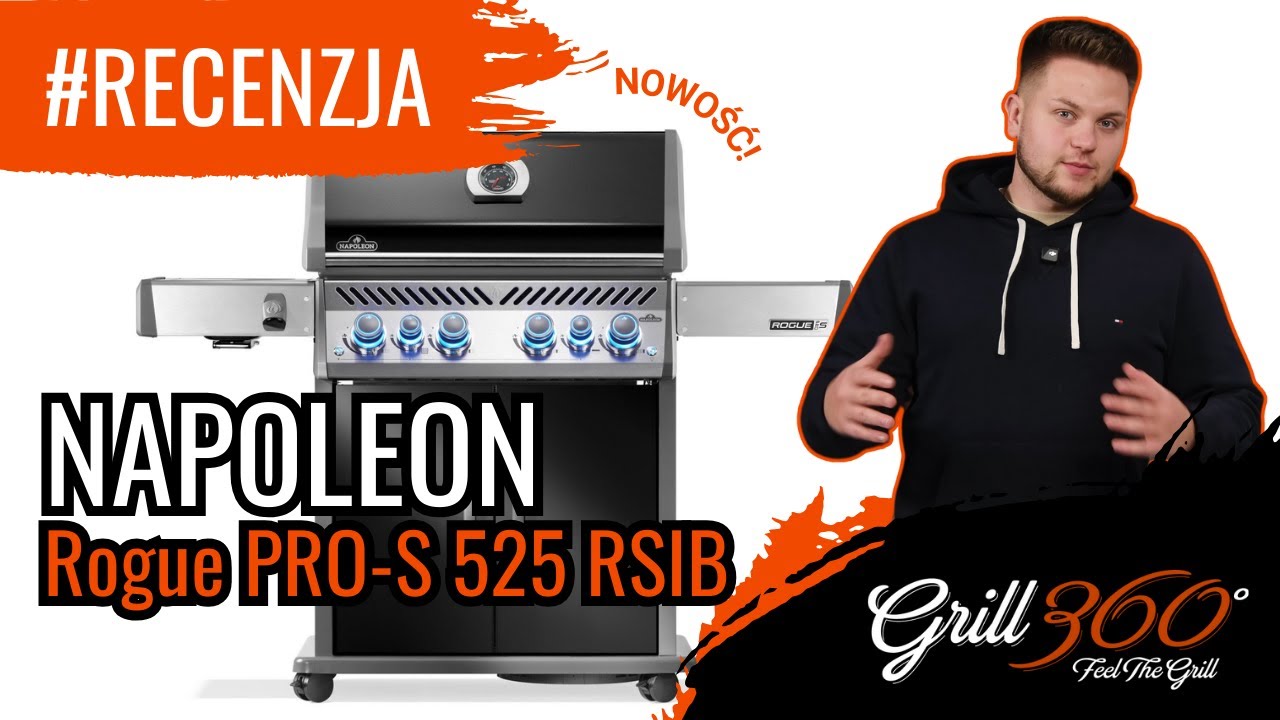 🔥 NOWOŚĆ! Grill gazowy Napoleon Rogue PRO-S 525 RSIB | RECENZJE GRILL360
