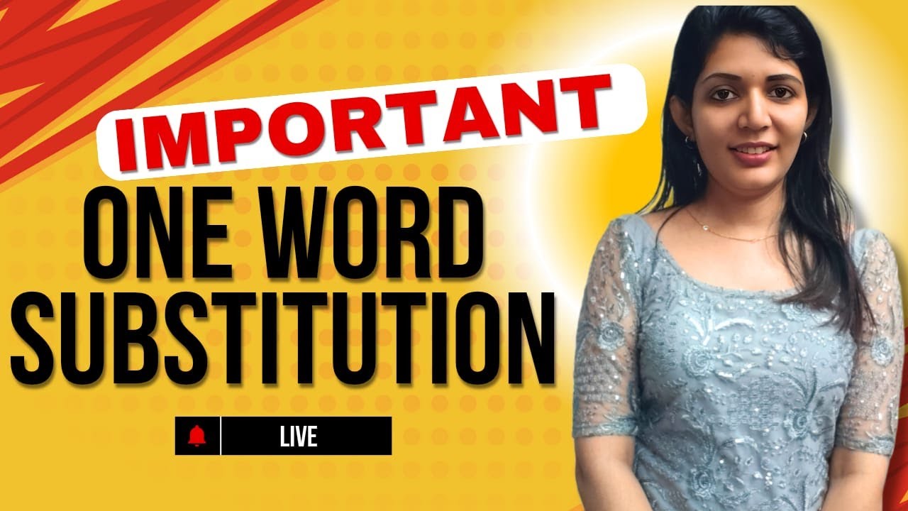 English  vocabulary for  upcoming exams 2026  ||one word substituion Sruthys learning square||PSC