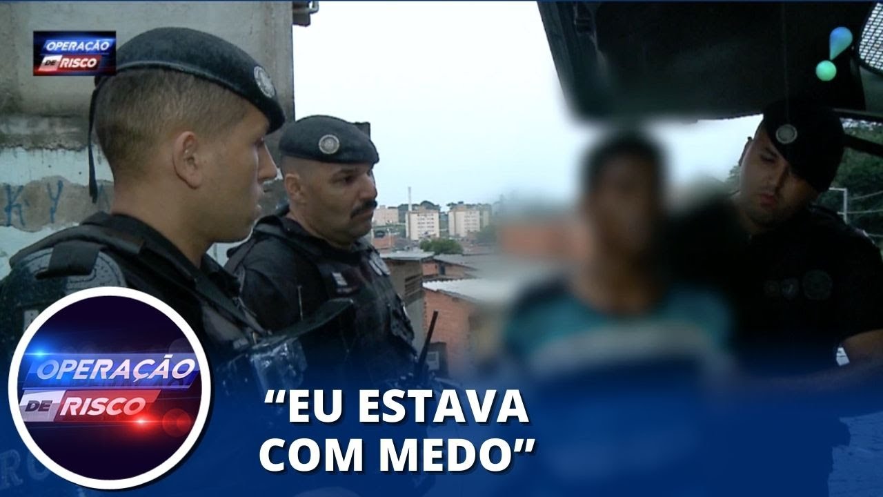 Traficante é preso e rapaz chora após tentativa de fuga: “Sou cliente”