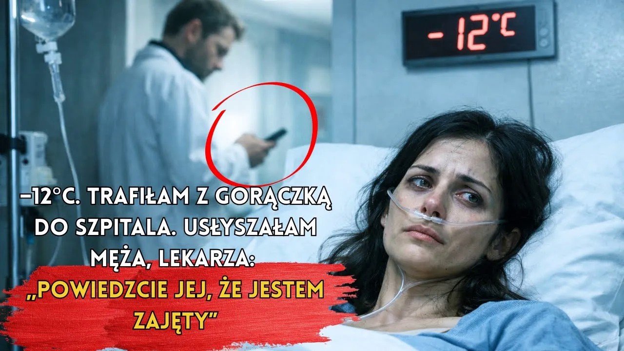 –12°C. Trafiłam z gorączką do szpitala. Usłyszałam męża, lekarza: „Powiedzcie jej, że jestem zajęty”