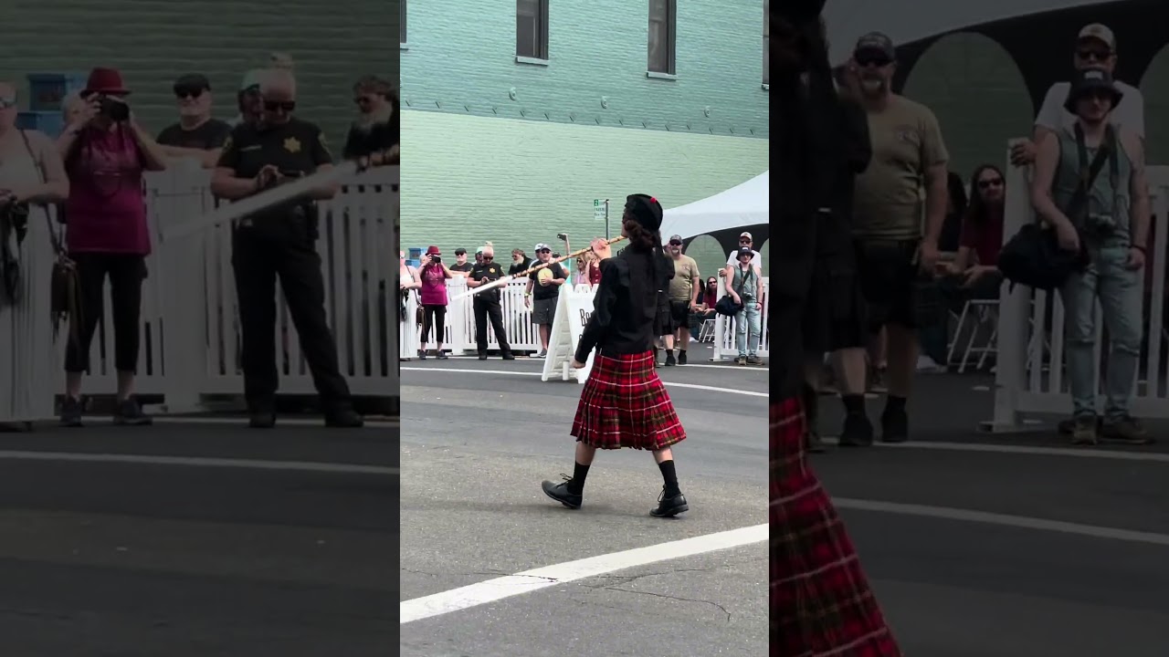 Drum Major Fitzsimmons&rsquo; First &ldquo;Forte&rdquo; Section at the Woodland Scottish Games | #drummajor #scotland