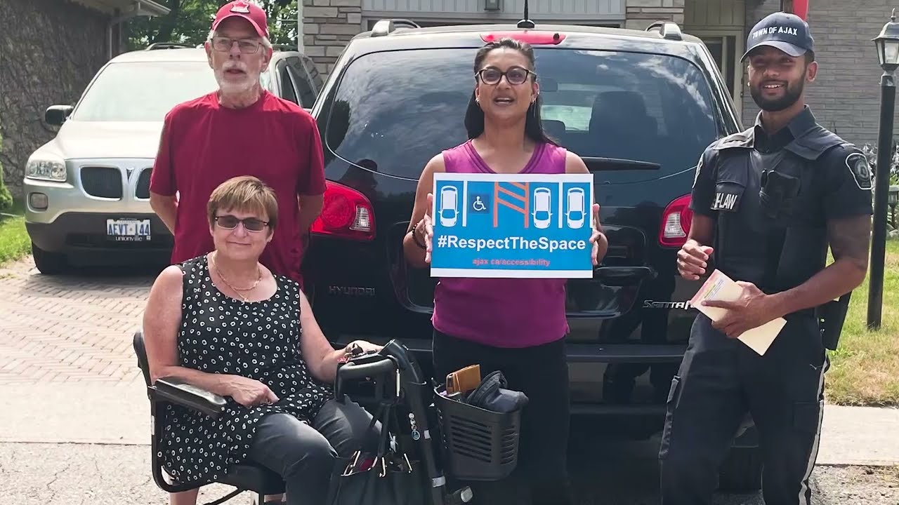 #RespectTheSpace - Don't Park Across Sidewalks