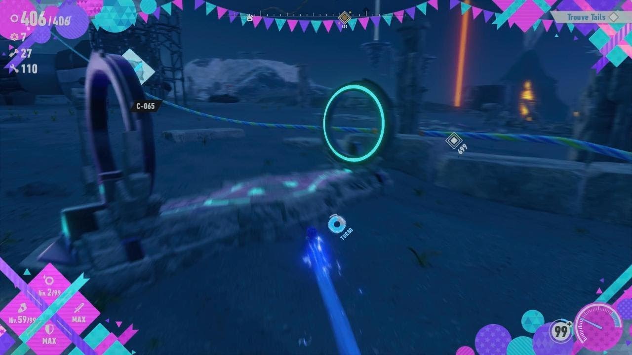 SONIC FRONTIERS PS5 Chaos Island Niveau 3-5 Terminer les 4 Missions