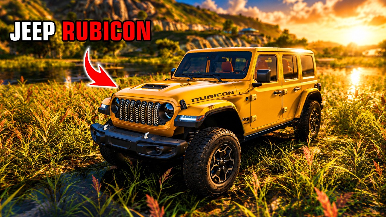 អេមណាស់! Jeep Wrangler Rubicon ជិះកាត់ភក់