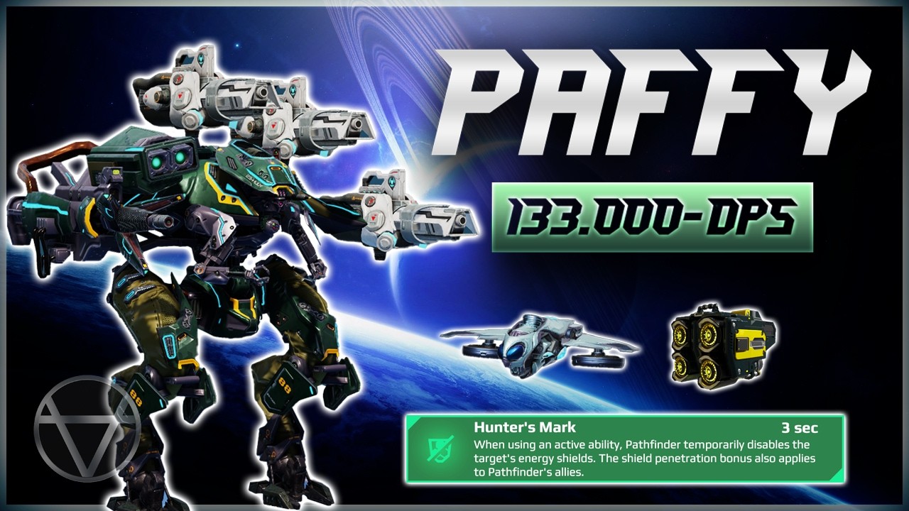 Atomizer PAFFY Deals 133,000 DMG/Sec – Mk3 Gameplay | War Robots