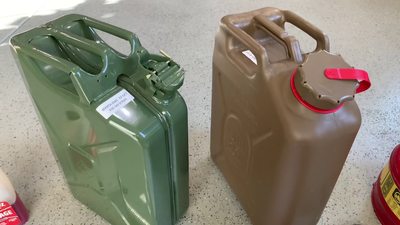Gas Cans (MFC) & Long Term Gas Storage