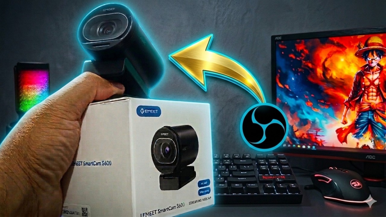 Webcam Emeet SmartCam S600 4k | Valeu a Pena ou é Cilada?