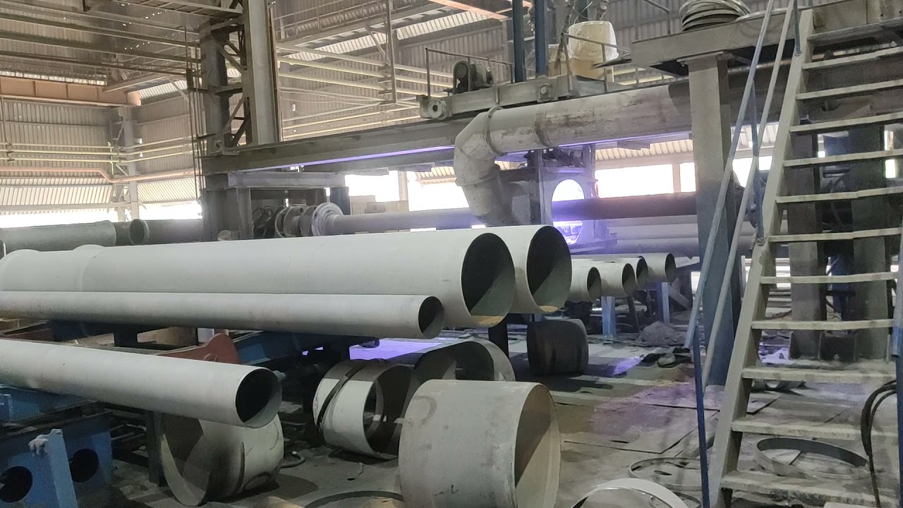 Zn coating in Ductile iron pipe.