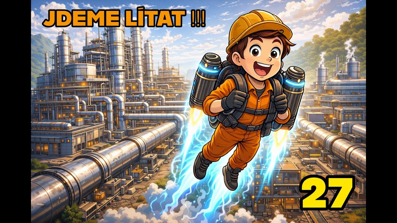🏆 Mám HOVERPACK! Teď už LÍTÁM! 😳 | Satisfactory CZ/SK #27