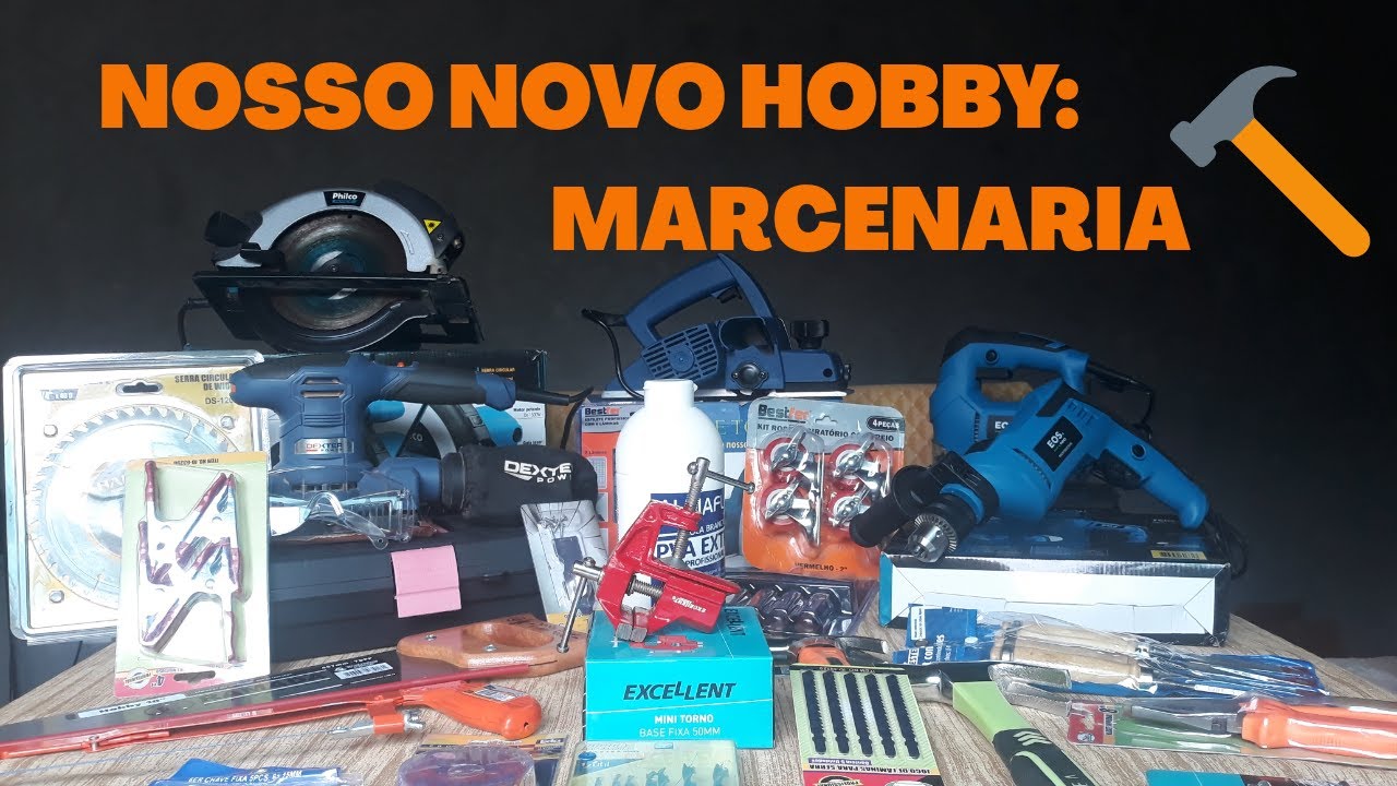 NOSSO NOVO HOBBY: MARCENARIA (Fizemos besteira ou acertamos? Vejam as ferramentas que compramos)