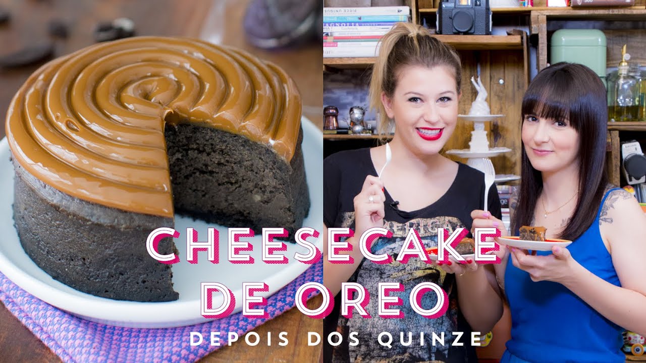 CHEESECAKE DE OREO com Cobertura de Doce de Leite feat. Niina Secrets | Depois dos Quinze 34 #ICKFD