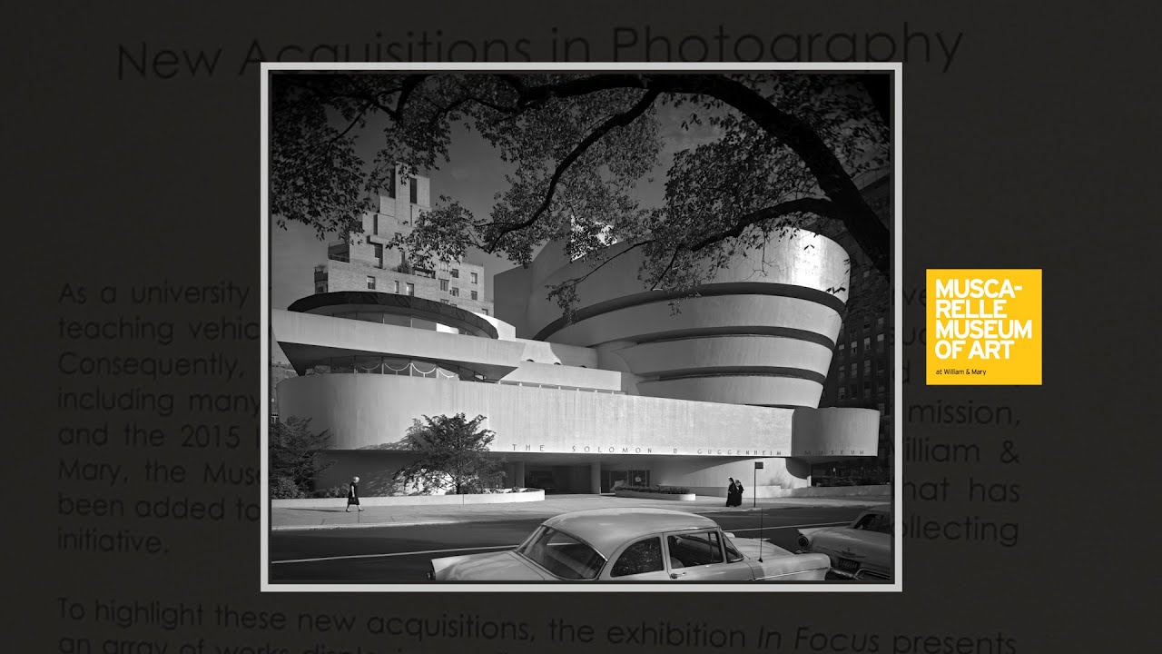 Muscarelle presents 'In Focus': An exhibition of photography