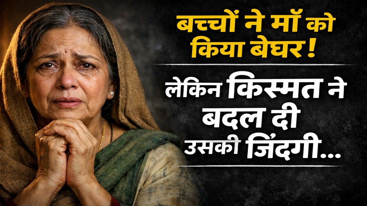 माँ का घर बेचकर बच्चों ने सड़क पर छोड़ा, लेकिन किस्मत ने लिखा था कुछ और...