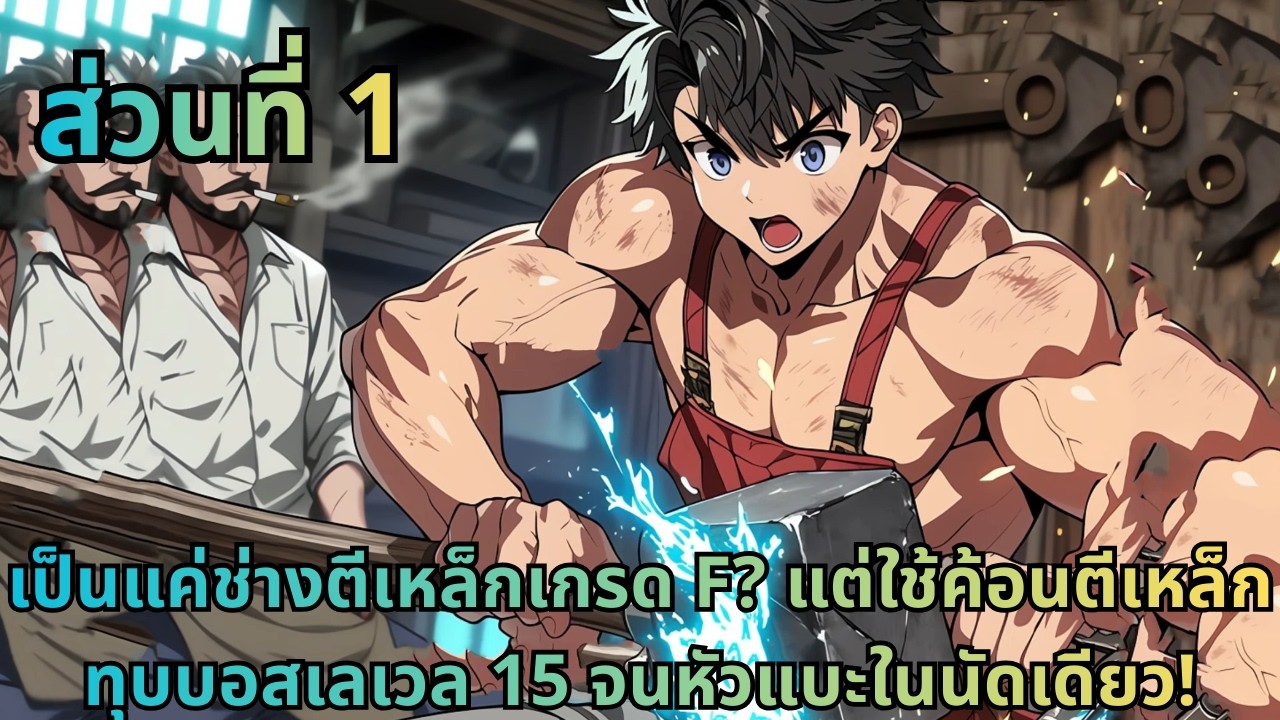 ตอนที่ 1|เป็นแค่ช่างตีเหล็กเกรด F? แต่ใช้ค้อนตีเหล็กทุบบอสเลเวล 15 จนหัวแบะในนัดเดียว!