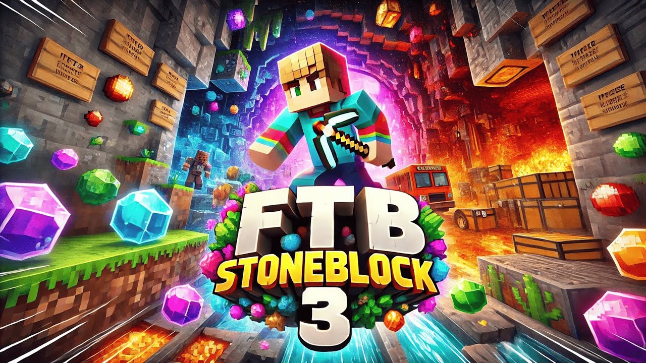 МАЙНКРАФТ 1.18.2 "FTB Stoneblock 3" Знакомство #2