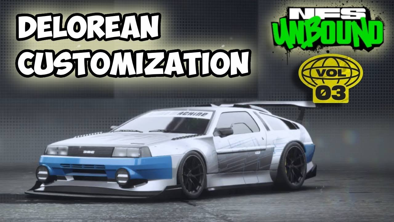 NEW DMC DELOREAN Customization in NFS UNBOUND