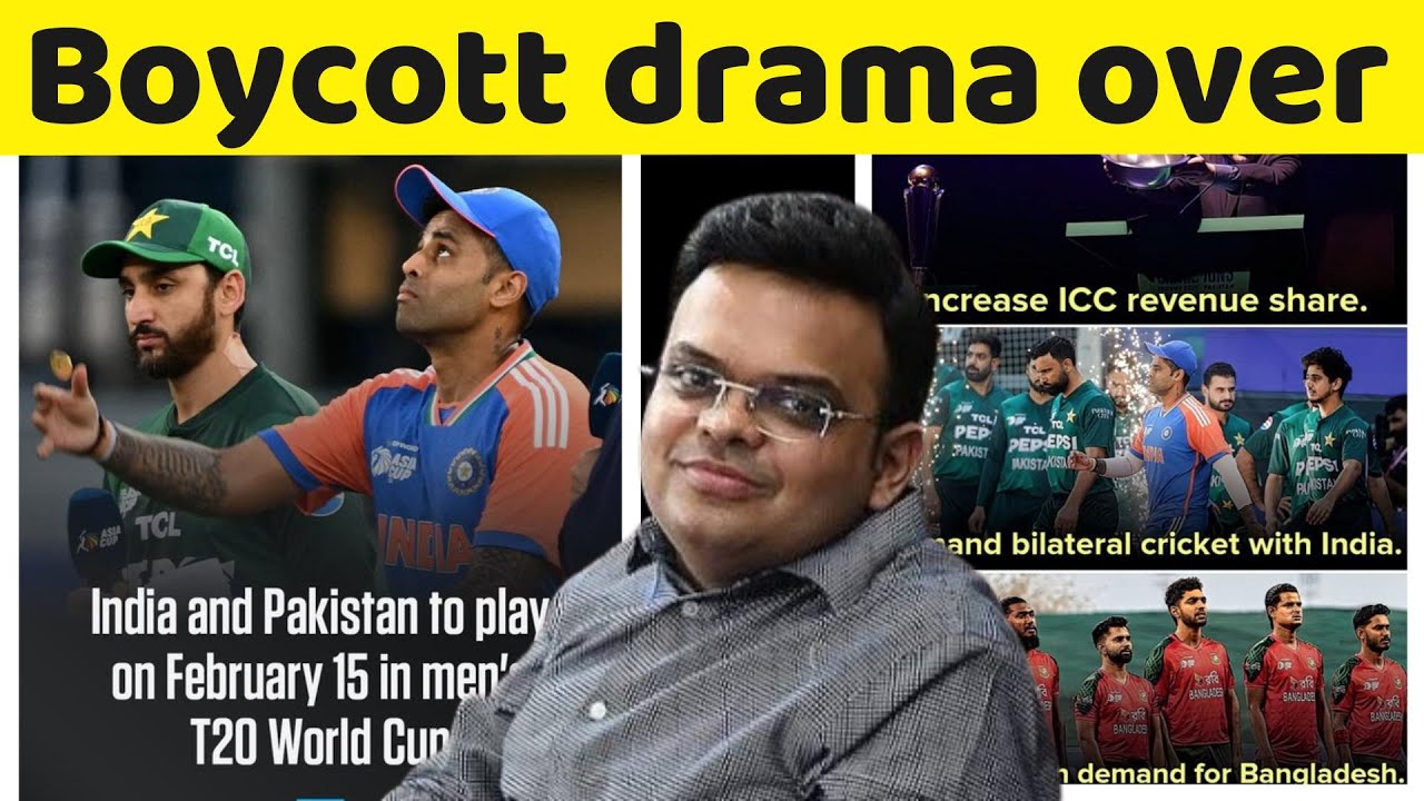 Pakistan Boycott drama ended || Ind vs Pak || t20 world cup 2026 || Jay Shah