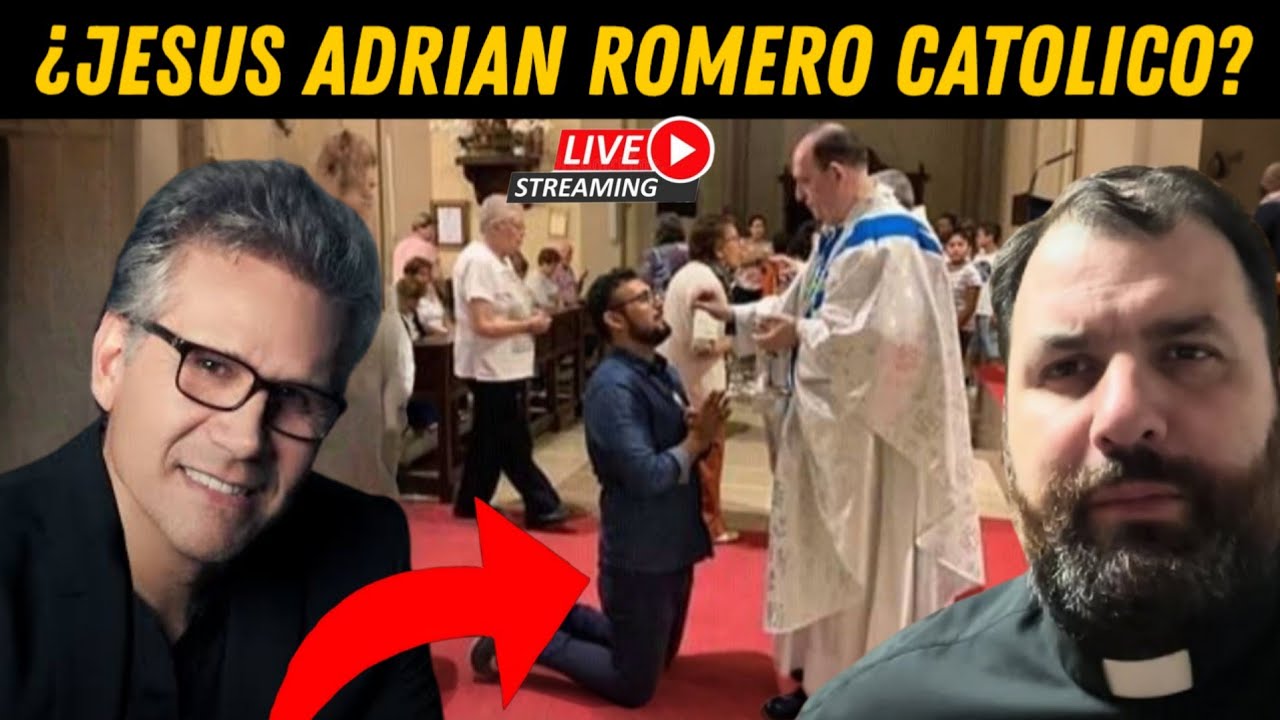 ¿Jesús Adrian Romero de hizo Católico? 😱 SACERDOTE reacciona