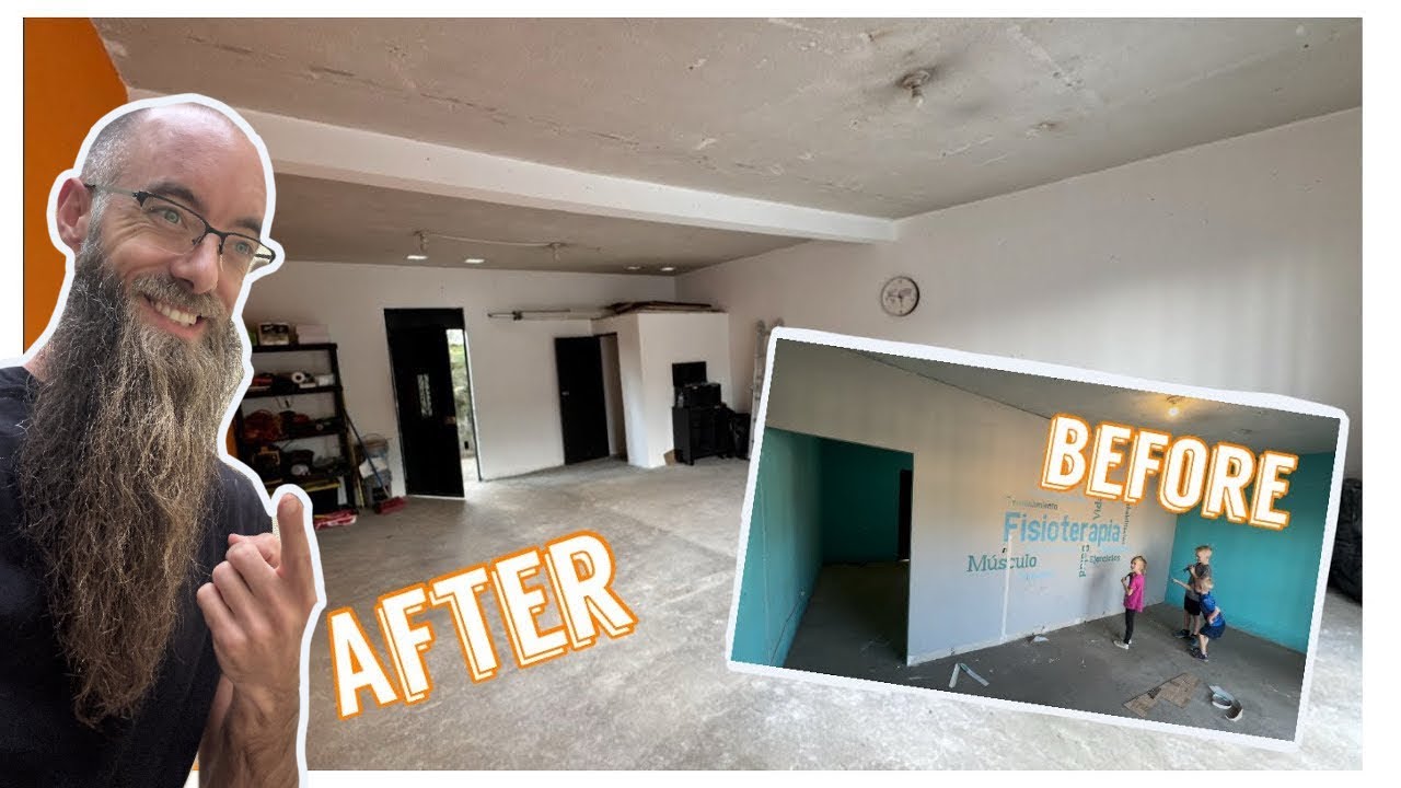 Knocking down walls at the shop!