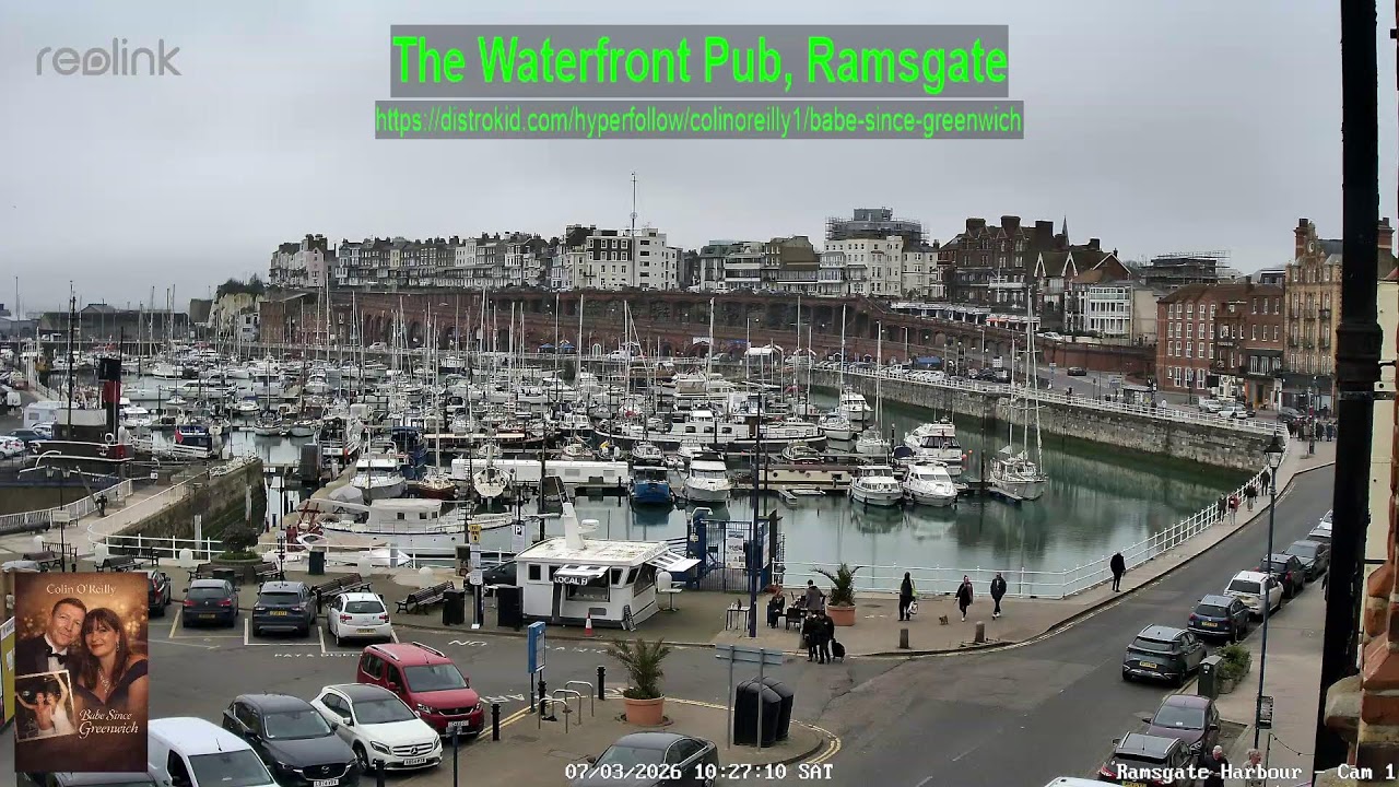LIVE 24/7: Ramsgate Royal Harbour Webcam | UK Storm Watching & Seaside Weather
