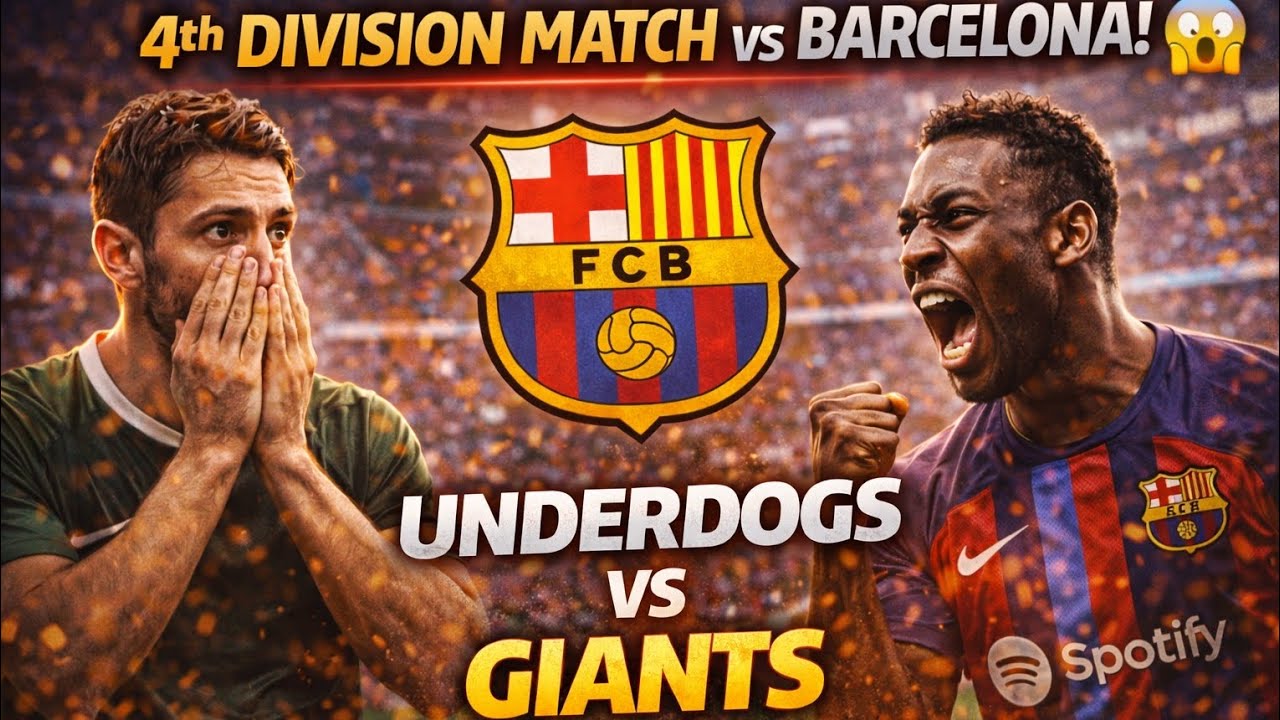 4th Division Match vs Barcelona | Underdogs vs Giants 🔥