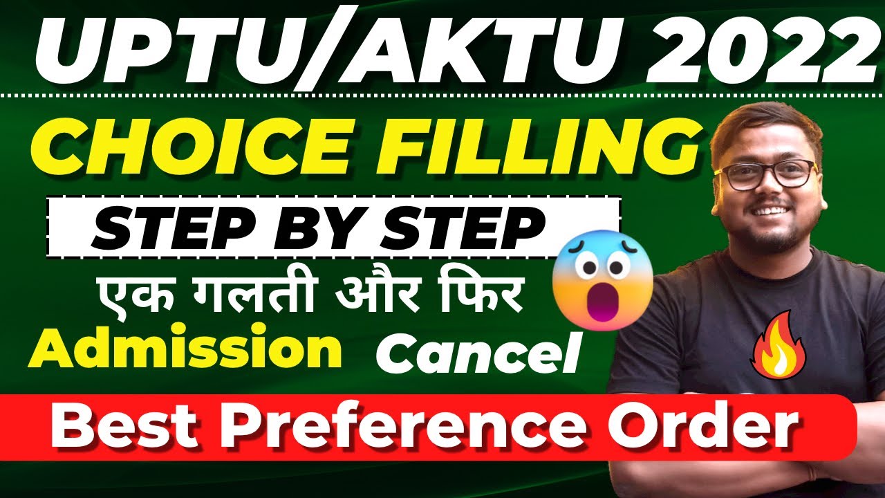 🔴 LIVE UPTU/AKTU Choice Filling 2022 Step by Step Process | UPTU Counselling 2022 | AKTU 2022