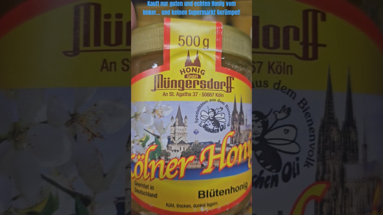 🇩🇪 KAUFT NUR ECHTEN HONIG VOM IMKER.... und keinen SupermarktGer&uuml;mpel! #honig #imker #imkerhonig