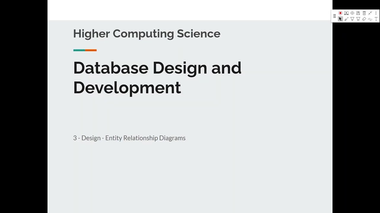 Higher DDD Lesson 3 - Design - Entity Relationship Diagrams