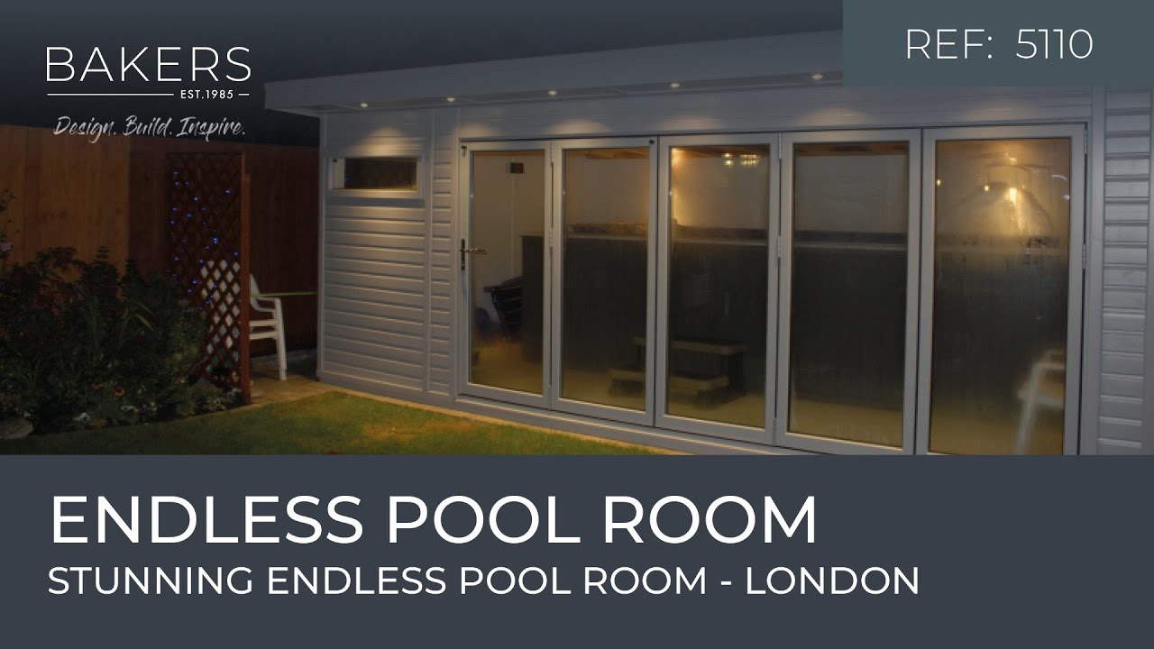 Stunning endless pool room 5110 In London By Bakers Timber Buildings