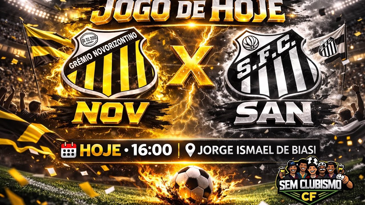 React Novorizontino X Santos 22/02/26 