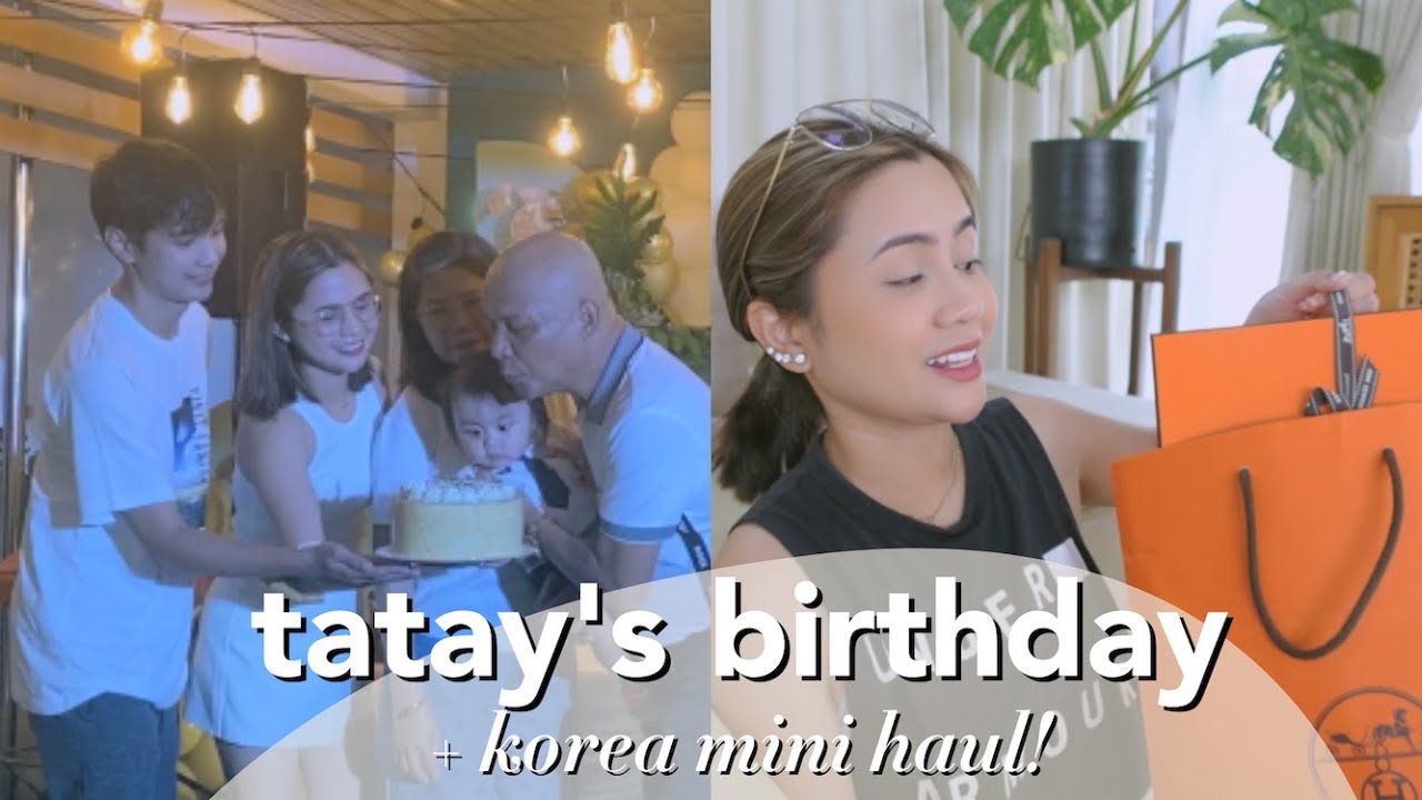 going home for tatay's birthday + korea mini haul! (July 13-14, 2022.) | Anna Cay ♥