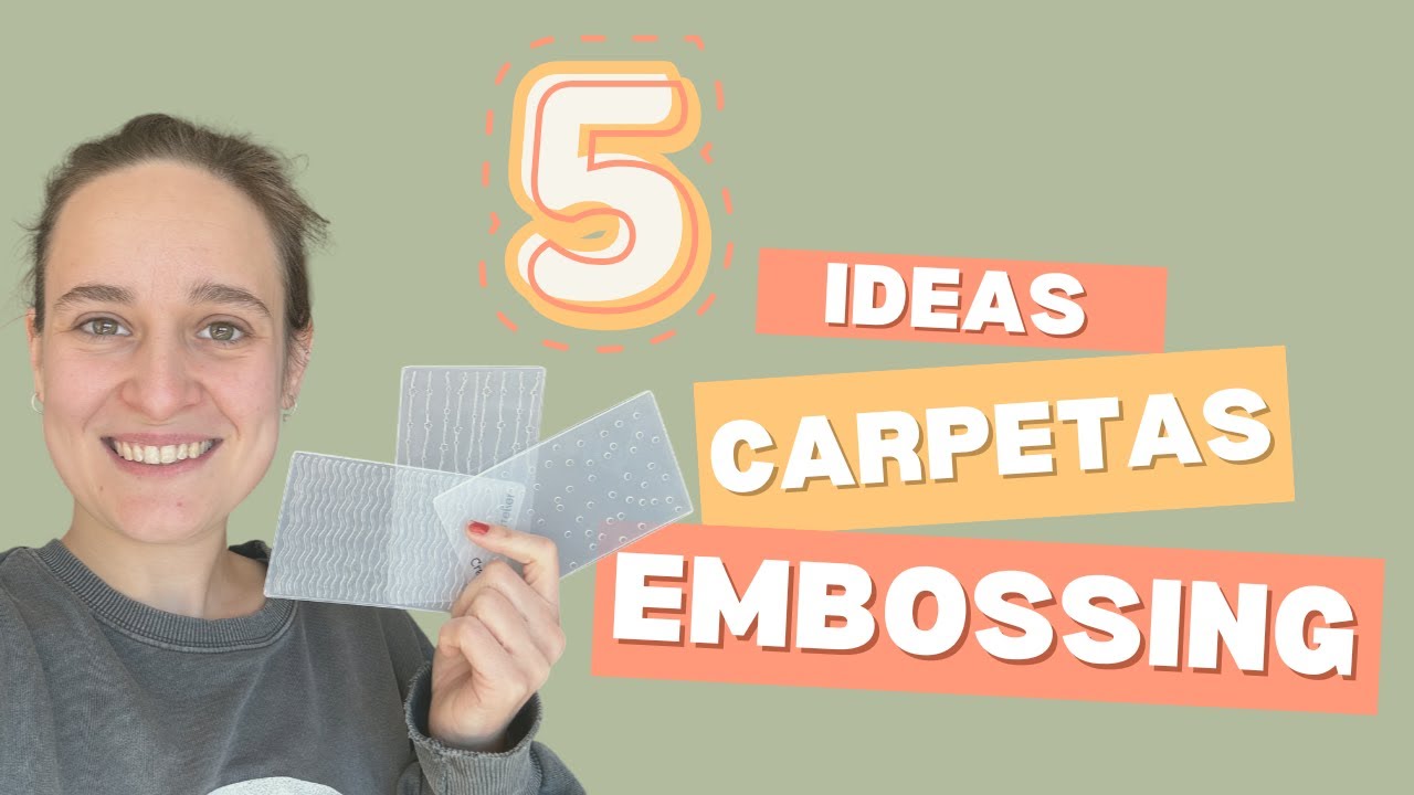 5 Scrapbook IDEAS en Español 🙌❤️ - embossing