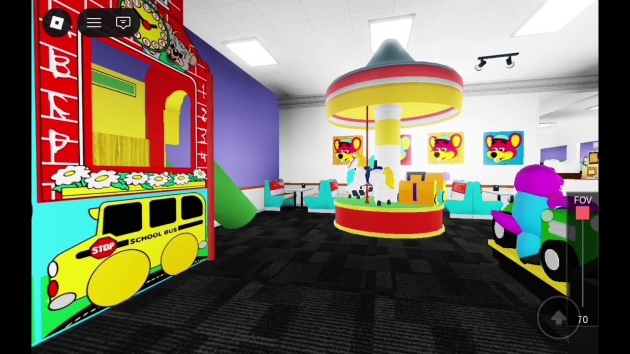 Visiting A Chuck E. Cheese Arlington, TX 2-Stage in Roblox! + Store Tour 